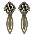 thumbnail image 1 of Halloween Ghosts Vintage Copper-Colored Lace Bookmarks: Stainless Steel Reading Accessories for Book Lovers, 1 of 5