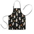 thumbnail image 1 of Halloween Ghosts with Costumes Kids Aprons for Girls and Boys,Adjustable Neck Strap Toddler Aprons for Kids Cooking Baking,23.6"x19", 1 of 7