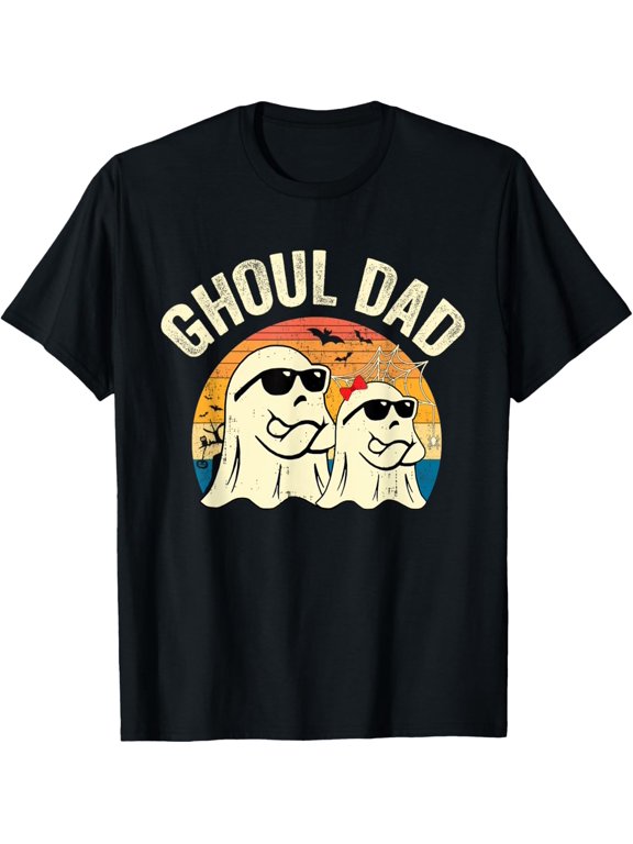 Halloween Ghoul Dad Daddy Ghost Father Graphic Design For Everyday Style T-Shirt, Size S-5XL