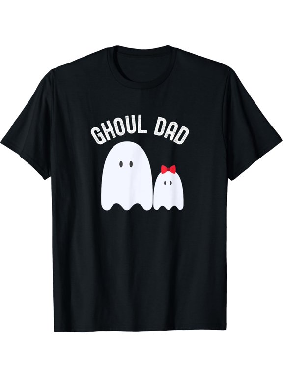 Halloween Ghoul Dad Father Daddy Ghost Trick Or Treating Holiday T-Shirt, Size S-5XL