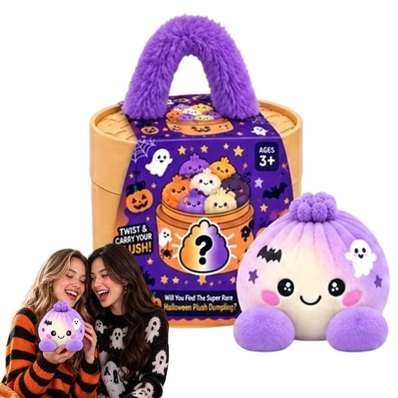Halloween Plush Bun Toy, Soft Stuffed Cute Bun Plushie Halloween Home Decor
