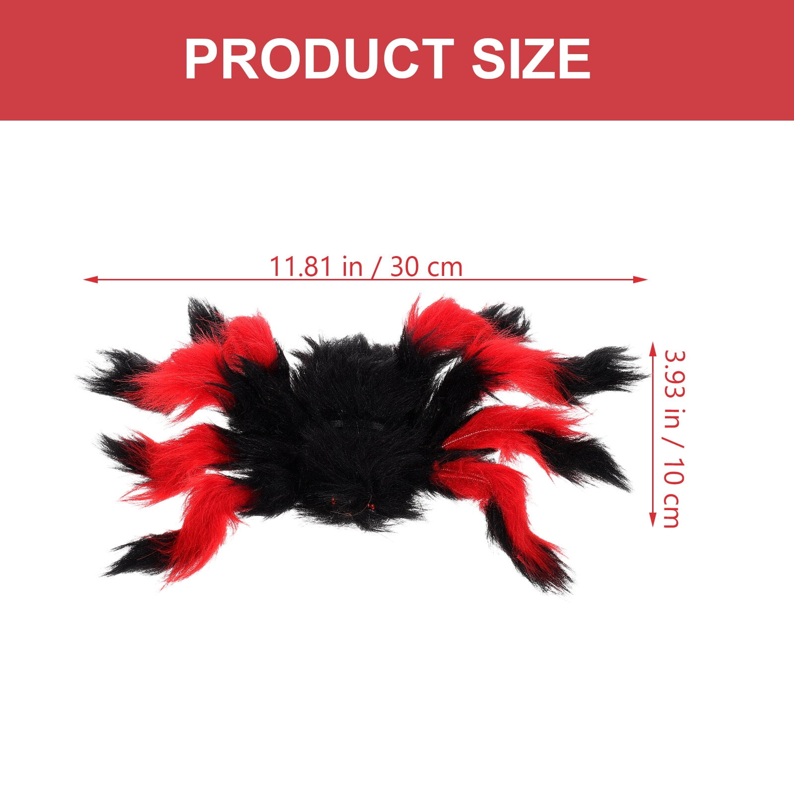 Halloween Giant Spider Decoration Big Hairy Spider Prop for Haunted