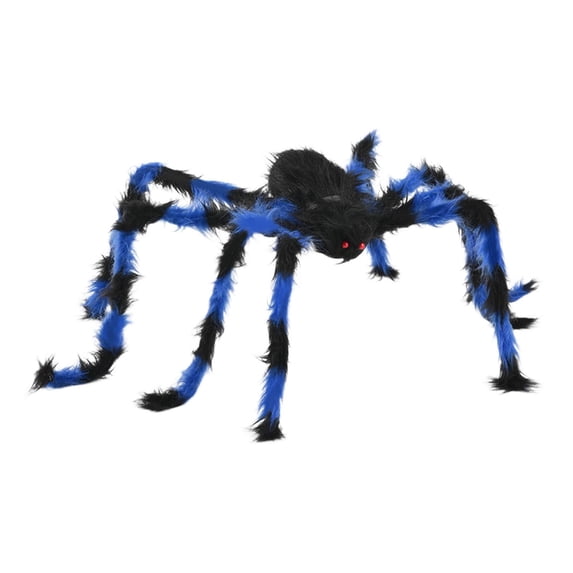 Halloween Giant Spider Decorations Outdoor,Pack Realistic Spiders Props Large Fake Hairy Spider Sets For Halloween Decorations Outdoor, Indoor, Yard, Home, Party Creepy Decor