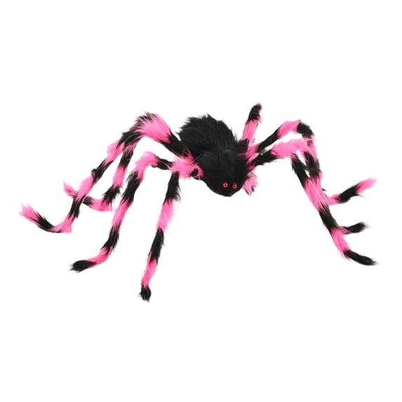 Halloween Giant Spider Decorations Outdoor,Pack Realistic Spiders Props Large Fake Hairy Spider Sets For Halloween Decorations Outdoor, Indoor, Yard, Home, Party Creepy Decor