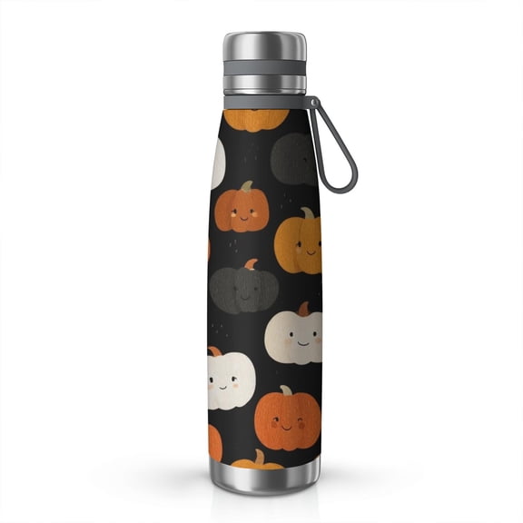 Halloween Gift - 29oz Stainless Steel Insulated Thermos with Tea Filter, 360° Printed Travel Bottle, Leakproof BPA-Free Flask with Anti-Slip Base, 304 Inner & 201 Outer