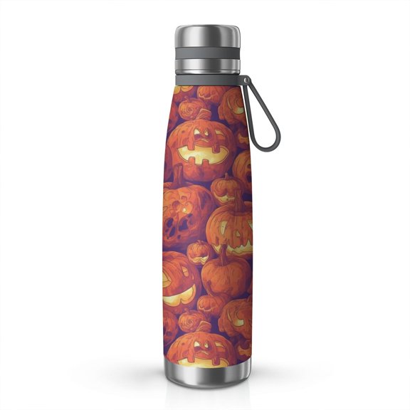 Halloween Gift - 29oz Stainless Steel Insulated Thermos with Tea Filter, 360° Printed Travel Bottle, Leakproof BPA-Free Flask with Anti-Slip Base, 304 Inner & 201 Outer