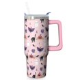 thumbnail image 1 of Halloween Tumbler 30 oz with Handle and Straw Spooky Ghost Candy Tumbler Halloween Birthday Gifts Insulated Mug, 1 of 5