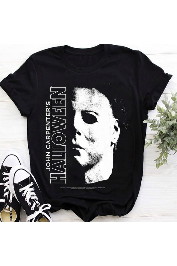 Halloween Gift,Halloween 2024 Michael Myers Large Face Sweater Gifts