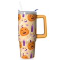 thumbnail image 1 of Halloween Gift Tumbler, Spider Cup 30oz with Handle and Straw, Spooky Insulated Coffee Mug for Hot Cold, 1 of 5
