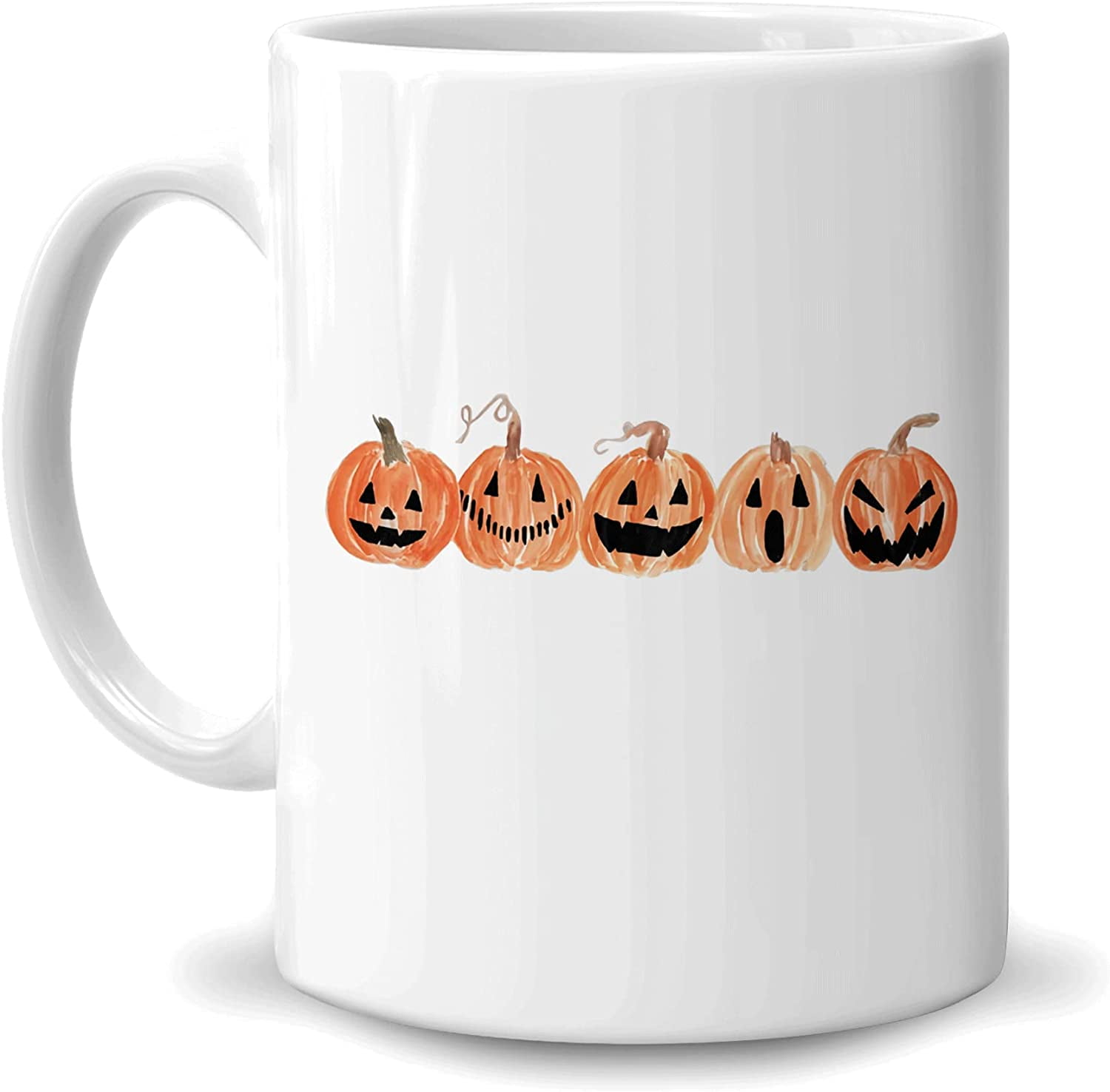 Halloween Gifts for Men Women - Autumn Fall Season - Spooky Pumpkins  Halloween 11oz White Ceramic Coffee Tea Mug For Mom Dad Boy Girl Friend Kid  Teen Wife Husband Daughter Son Coworker -