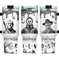 thumbnail image 1 of Halloween Gifts for Women Men Boys Girls, Black Spooky Boo Tumbler 40 Oz With Handle and Straw, Cute Halloween Ghost Stainless Steel Vacuum Insulated Cup, Funny Halloween Decorations Gifts, 1 of 6