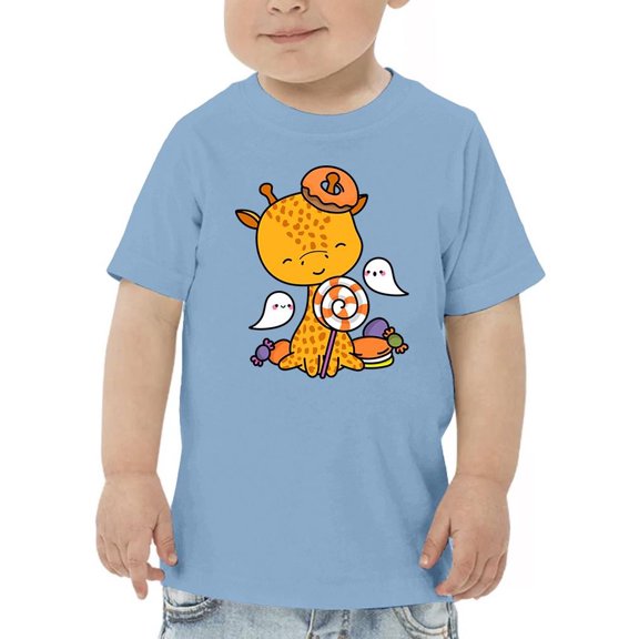 Halloween Giraffe And Candy T-Shirt Toddler -Image by Shutterstock,  2 Toddler