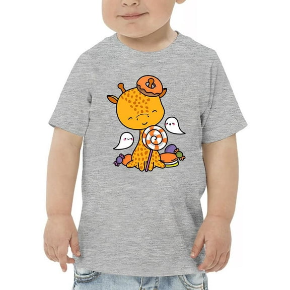 Halloween Giraffe And Candy T-Shirt Toddler -Image by Shutterstock,  3 Toddler