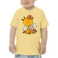 thumbnail image 1 of Halloween Giraffe And Candy T-Shirt Toddler -Image by Shutterstock,  5 Toddler, 1 of 4