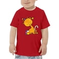 thumbnail image 1 of Halloween Giraffe And Pumpkin T-Shirt Toddler -Image by Shutterstock,  2 Toddler, 1 of 4