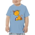 thumbnail image 1 of Halloween Giraffe And Pumpkin T-Shirt Toddler -Image by Shutterstock,  5 Toddler, 1 of 4