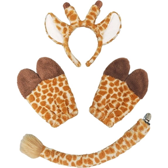 Halloween Giraffe Clothing Set Adult Adorable Animal Clothing Carnival Party Accessories