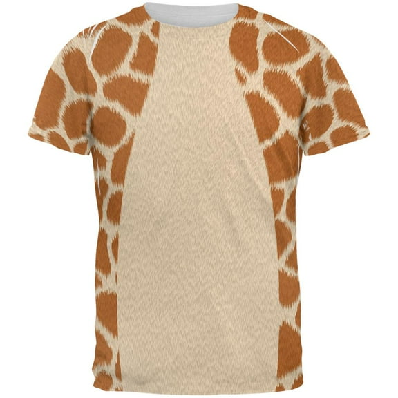 Halloween Giraffe Costume All Over Mens T Shirt Multi X-LG