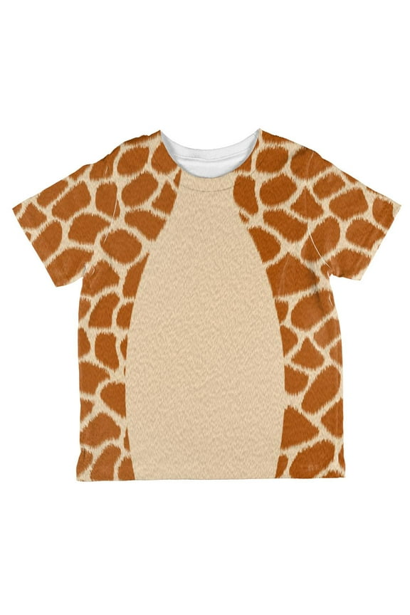 Halloween Giraffe Costume All Over Toddler T Shirt Multi 2T