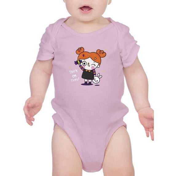 Halloween Girl W Candy Bodysuit Infant -Image by Shutterstock, 18 Months