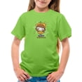 thumbnail image 1 of Halloween Girl W Pumpkin Tutu T-Shirt Juniors -Image by Shutterstock,  Large, 1 of 4