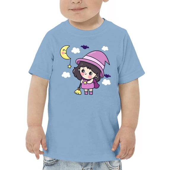 Halloween Girl W Witchy Costume T-Shirt Toddler -Image by Shutterstock, 3 Toddler