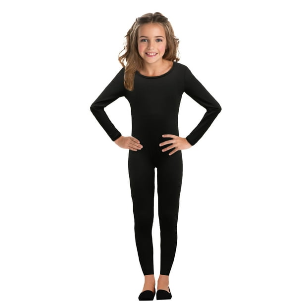 Halloween Girls Black Long Sleeve Jumpsuit Costume Accessory, By Way to ...