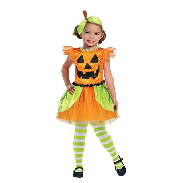 Halloween Girls Cute Pumpkin Dress Up Costume, By Way to Celebrate
