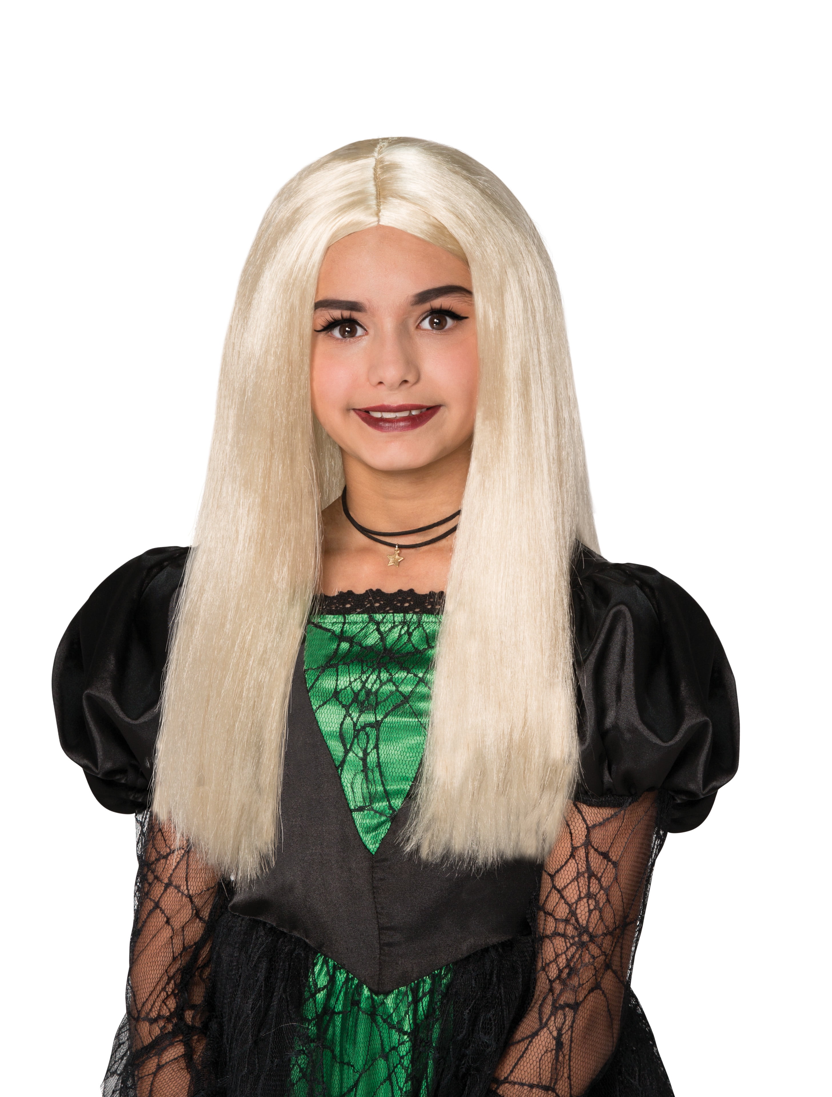Halloween Girls Long Blonde Costume Wig, by Way To Celebrate