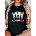 thumbnail image 1 of Halloween Girls Will Be Graphic Tee T Shirt Top Womens Slogan Soft Breathable Regular Fit Black S-5XL, 1 of 5