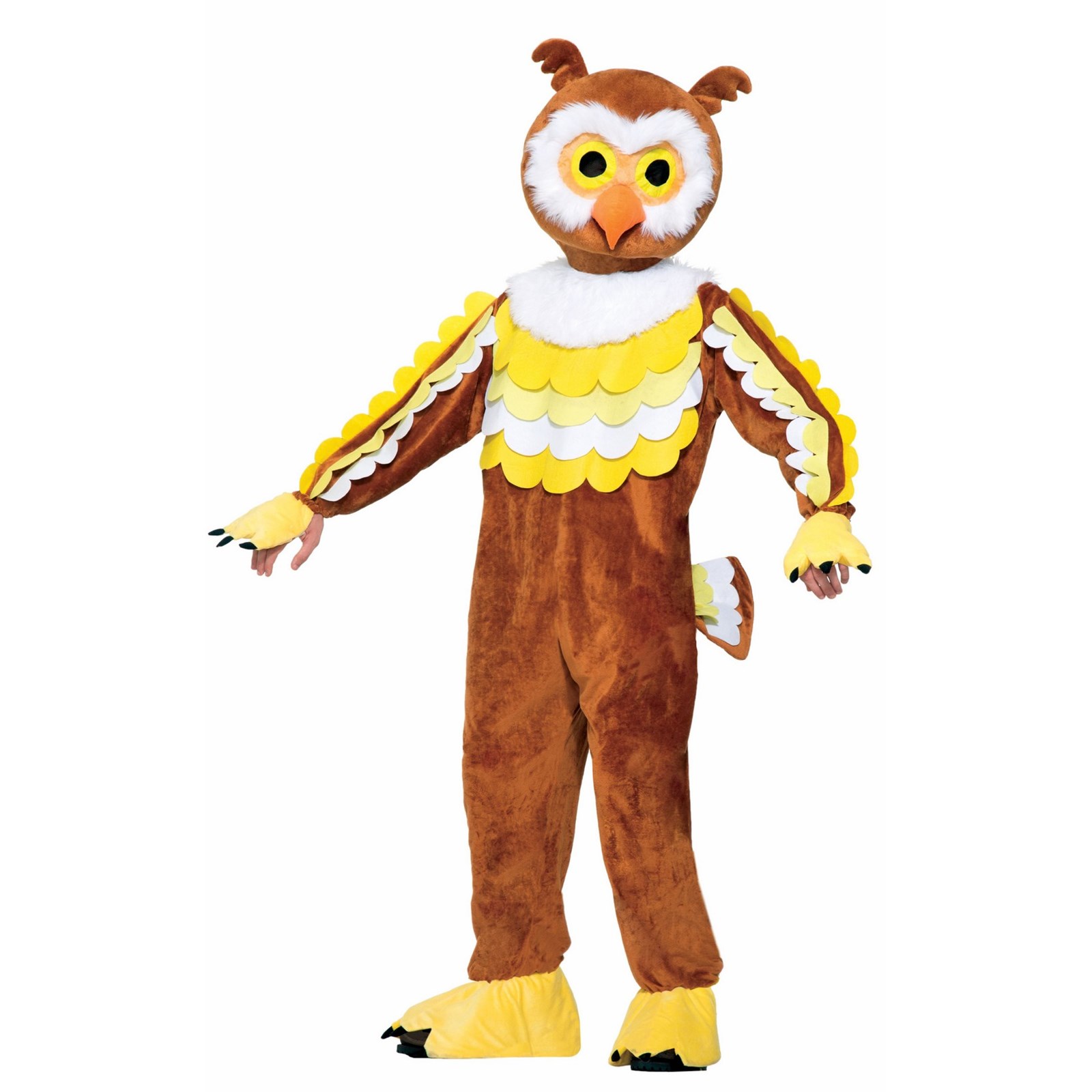 Halloween Give A Hoot Owl Mascot Adult Costume - Walmart.com