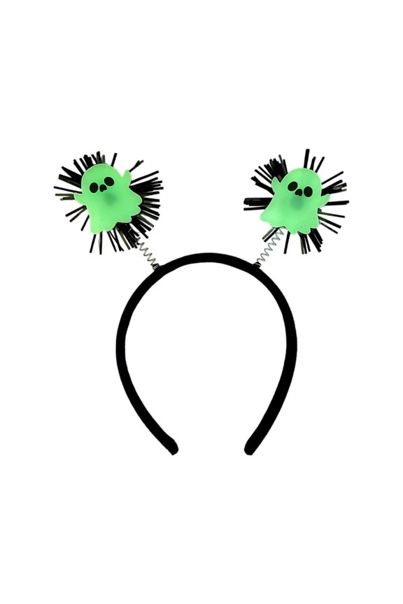 Halloween Glow in The Dark Headband Glowing Skeleton Bats Hairband Light Up Hair Accessory for Halloween Party Ghost Festival Cosplay Nighttime Party Decorations Spooky Glowing Headwear for Adults