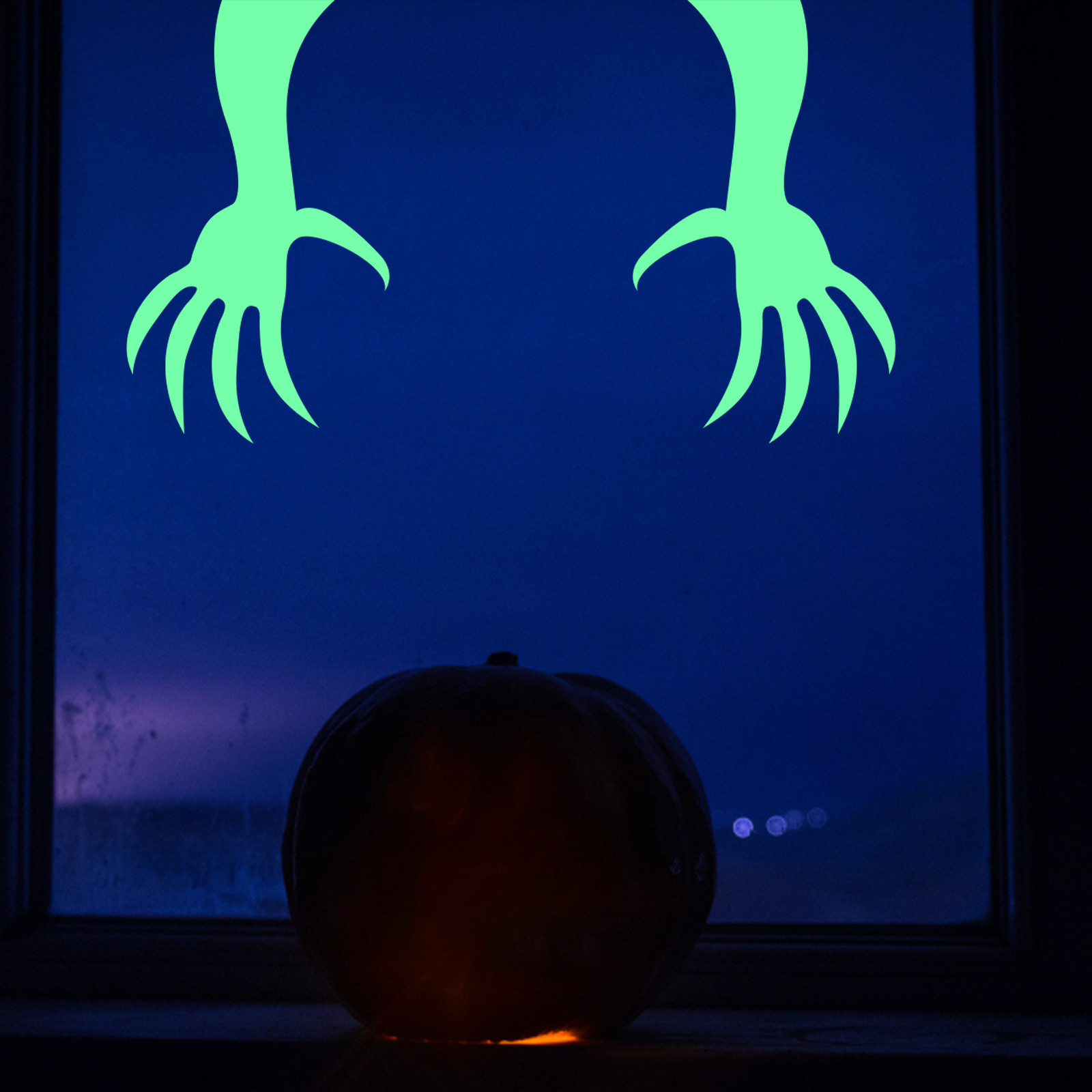 Halloween Glow in The Dark Decorations Weird Eyes Sticker Green Luminous Stars 3D Eyes Wall Decor Ghost Spooky Eyes Window Clings for Kids Halloween Party Supplies