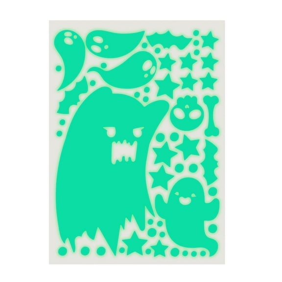 Halloween Glow-in-the-Dark Wall Decor - Ghost