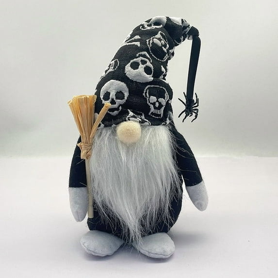 Halloween Gnome Decoration, Cute Faceless Old Man Plush Doll for Home Window Desk and Tiered Tray Decor, Funny Halloween Toy Gift for Kids Family Friends Party and Trick or Treat