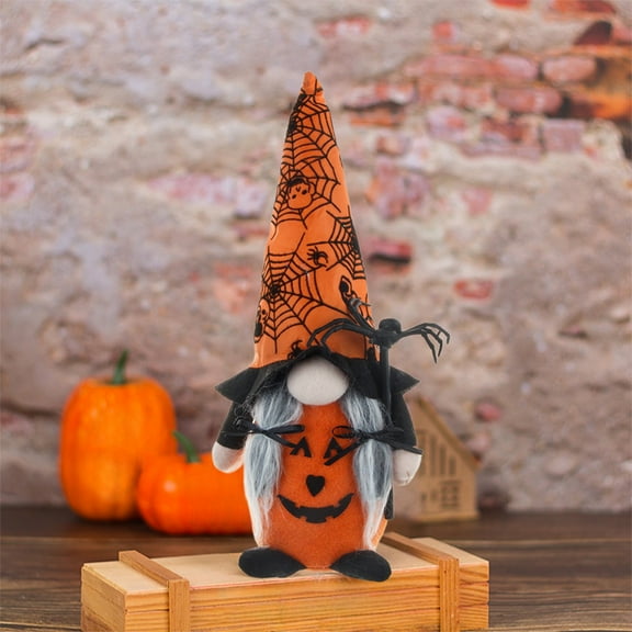 Halloween Gnome Decorations with Witch Hats,Cute Fabric Doll Fairies for Tabletop Decor,13 Inch Multicolor Gnomes for Home,Party,Desk,Bedside,Unique Holiday Gift for Kids & Adults