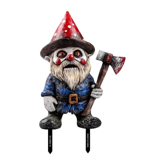 Halloween Gnome Pumpkin Garden Stake Decoration, 2026 Fall Spooky Yard Sign, Farmhouse Outdoor Ornament for Home Lawn Porch Patio Display