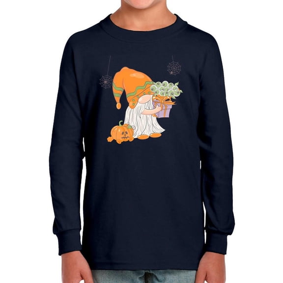 Halloween Gnome  W Gummy Eyes Long Sleeve Toddler -Image by Shutterstock,  4 Toddler