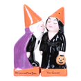 thumbnail image 1 of Halloween Gnomes Love at First Bite Ceramic Salt and Pepper Shakers Magnetic, 1 of 2