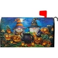thumbnail image 1 of Halloween Gnomes Mailbox Covers Magnetic Standard Size Humor Spooky Pumpkins Waterproof Mail Box Cover Autumn Halloween Happy Holiday Letter Post Wraps for Home Garden Yard Outdoor 21x18 Inch, 1 of 5