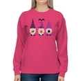 thumbnail image 1 of Halloween Gnomes Sweatshirt Women -Image by Shutterstock, Female 4X-Large, 1 of 4