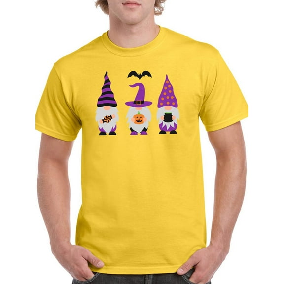 Halloween Gnomes T-Shirt Men -Image by Shutterstock, Male x-Large