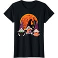 thumbnail image 1 of Halloween Gnomes Witch Cauldron Creepy Halloween Costume T-Shirt, 1 of 3