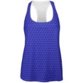thumbnail image 1 of Halloween Golf Ball Costume Blue All Over Womens Racerback Tank Top - Small, 1 of 2