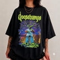 thumbnail image 1 of Halloween Goosebumps T-Shirt, Vintage Haunted House Tee, Goosebumps Movie Horrorland Shirt, 1 of 5