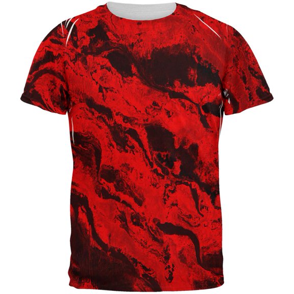 Halloween Gore Rivers of Blood All Over Mens T Shirt Multi LG