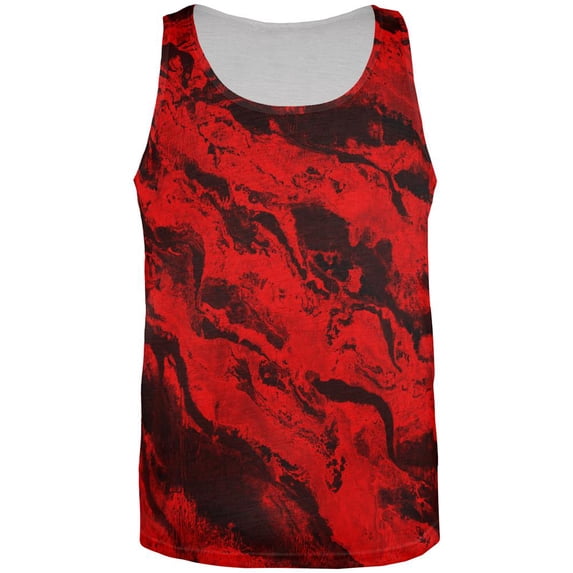 Halloween Gore Rivers of Blood All Over Mens Tank Top Multi X-LG