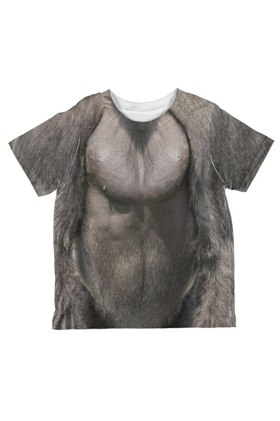 Halloween Gorilla Costume All Over Toddler T Shirt Multi 6T