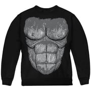 Halloween Gorilla Suit Costume Youth Sweatshirt Black YXL