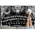 thumbnail image 1 of Halloween Gothic Rugs, Bath Rug, Black Rug, Goth Occult Witchcraft Rug, Modern Rugs, Kitchen Rugs, Gift For Her Rug, Personalizeds Rugs, 3.3'x9.2' - 100x280 cm, 1 of 7